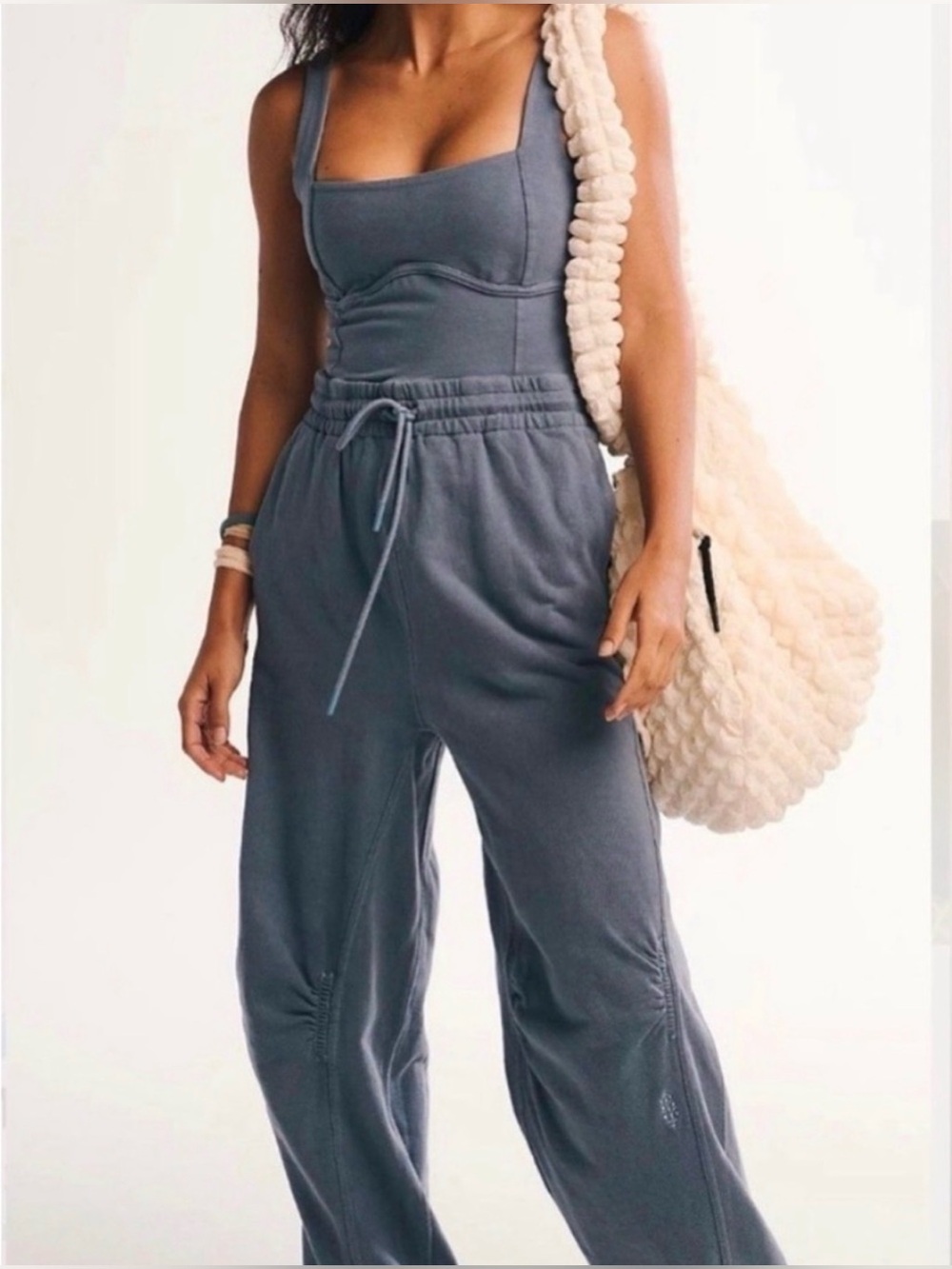 Free People Blue Inbound Onesie